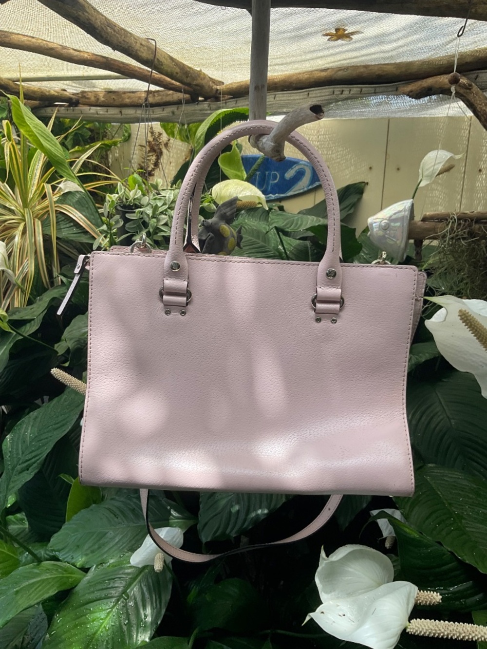 KATE SPADE ♠️ Light Pink Pebbled Leather Bag - Picture 4 of 7